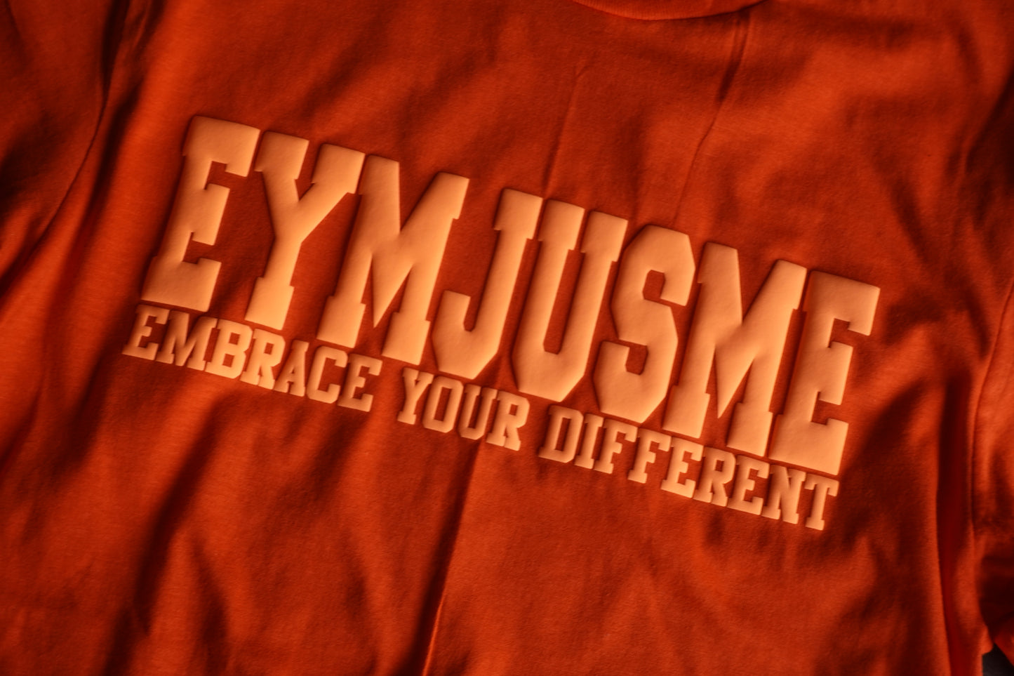 PLUS EJM | Puff Tee | Unisex | Orange