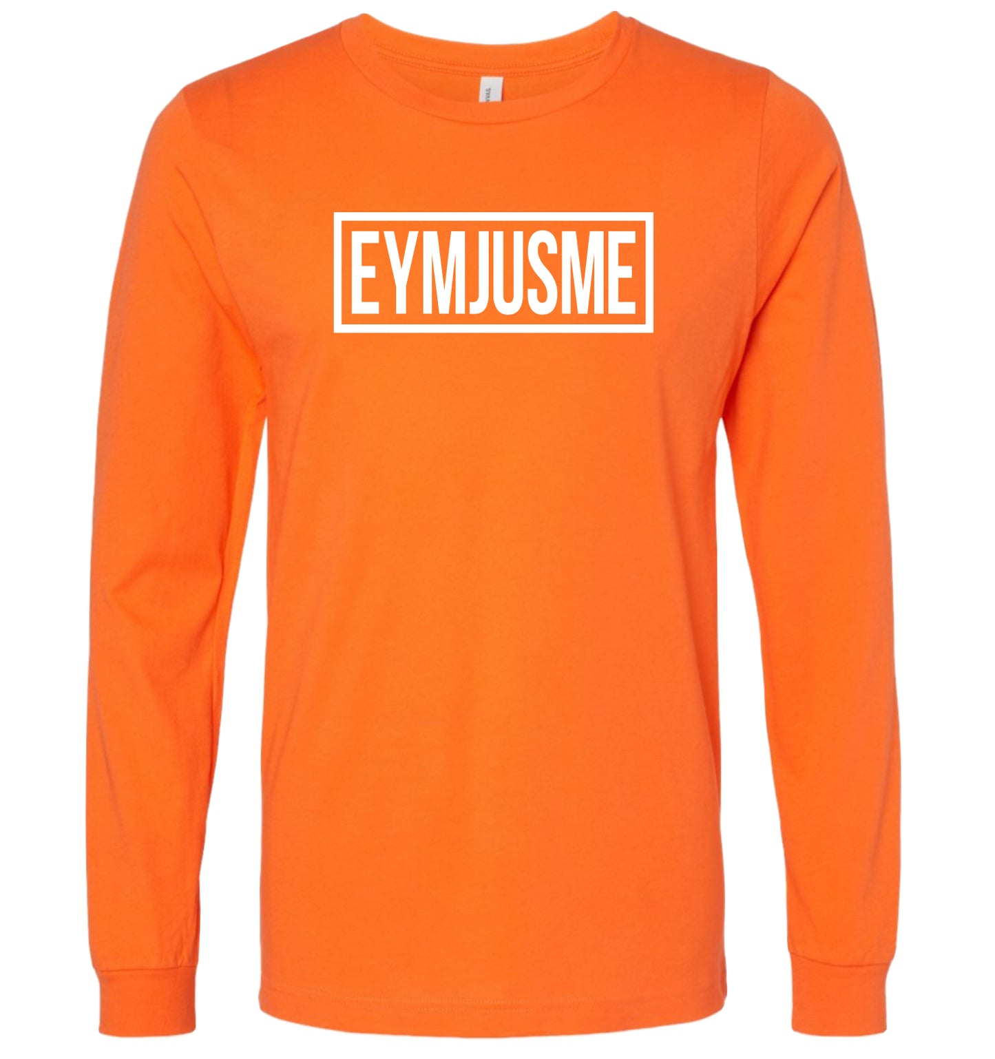 PLUS EJM | Classic Long Sleeve Tee | Unisex | Orange