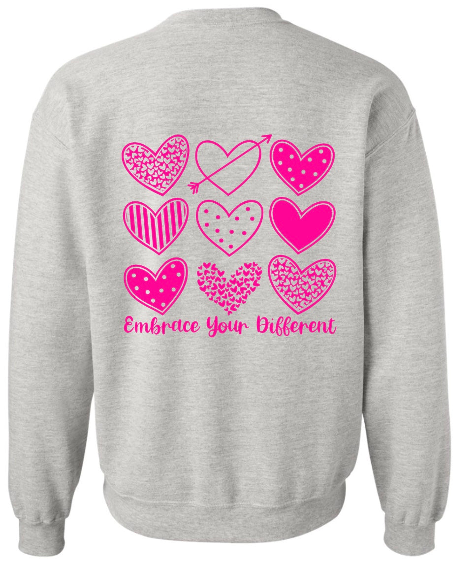 EJM | Valentine's Sweatshirt | Unisex | Grey