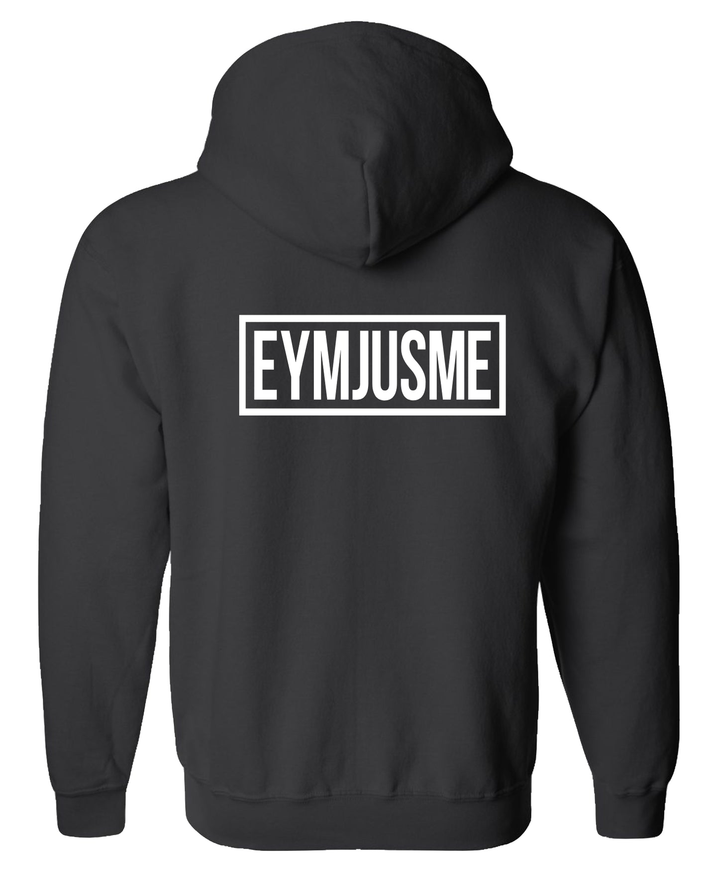 PLUS EJM | Classic Zip-Up Hoodie | Unisex | Black