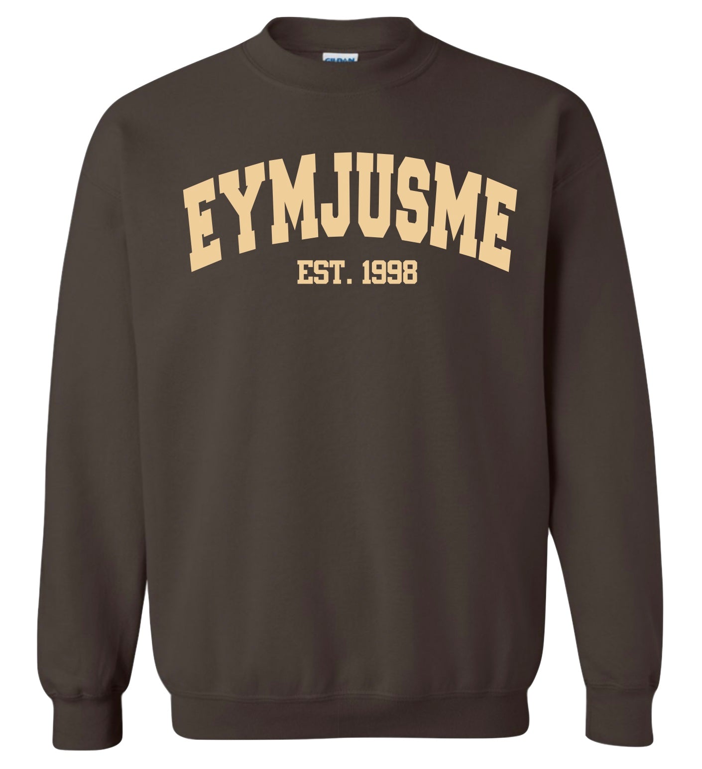 EJM | Varsity Sweatshirt | Unisex | Brown