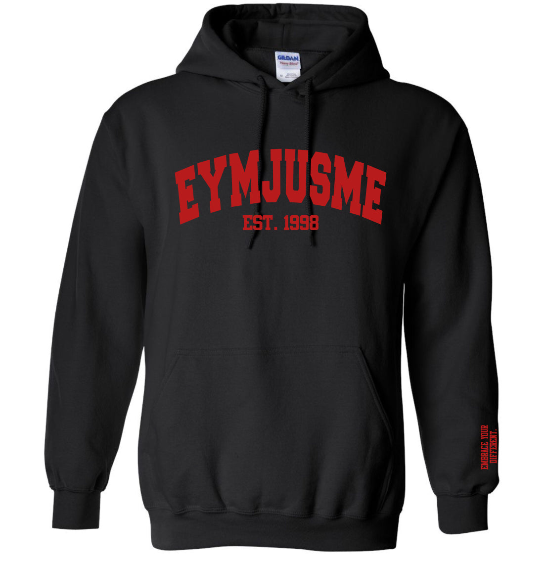 EJM | Varsity Hoodie | Unisex | Black