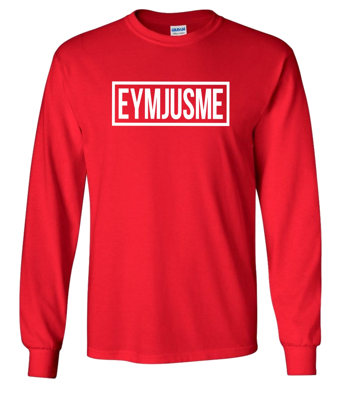 PLUS EJM | Classic Long Sleeve Tee | Unisex | Red