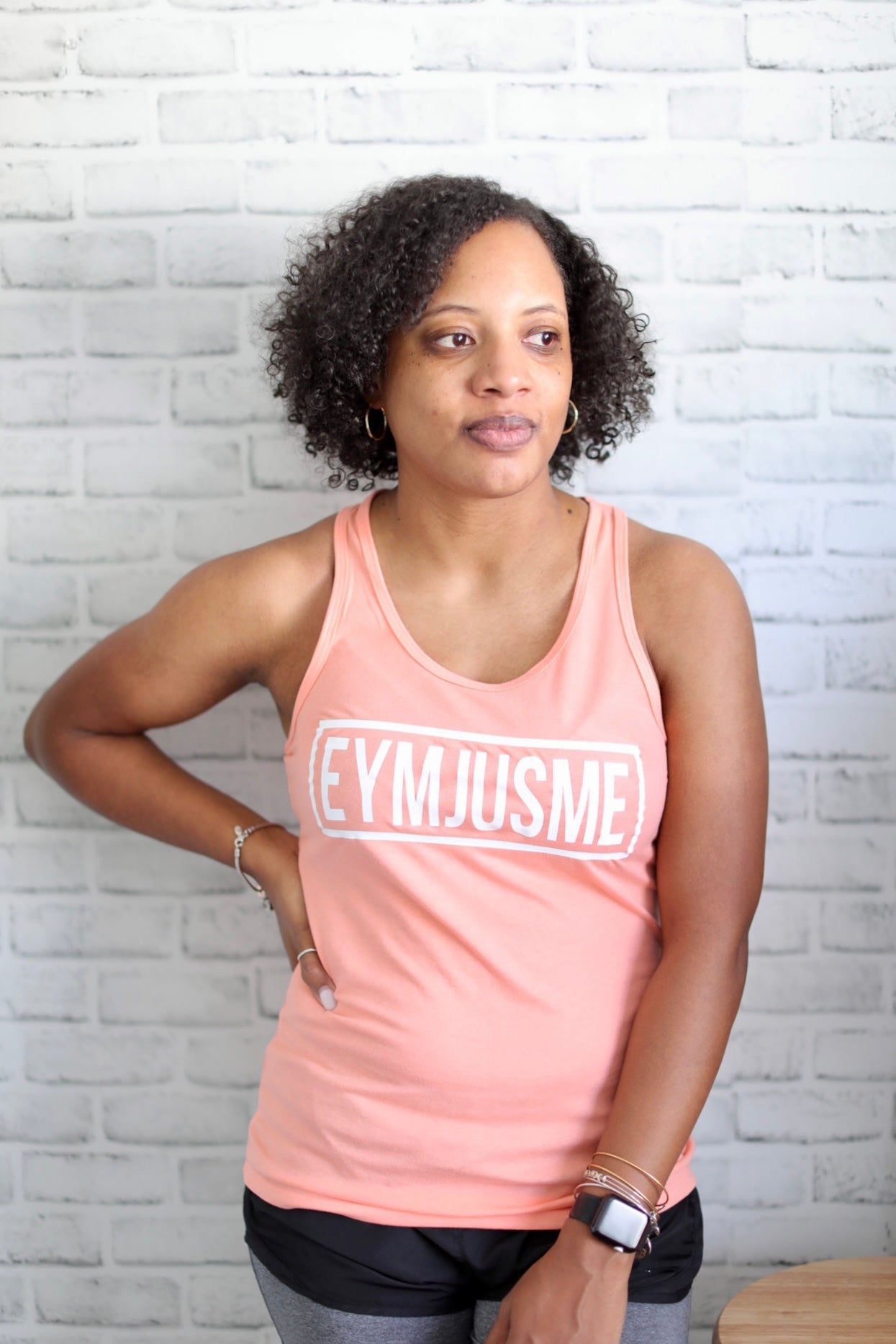EJM | Racerback Tank | Women's | Light Orange
