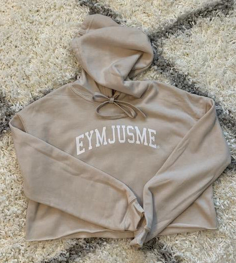 EJM | Arch Cropped Hoodie | Women's | Hthr Dust
