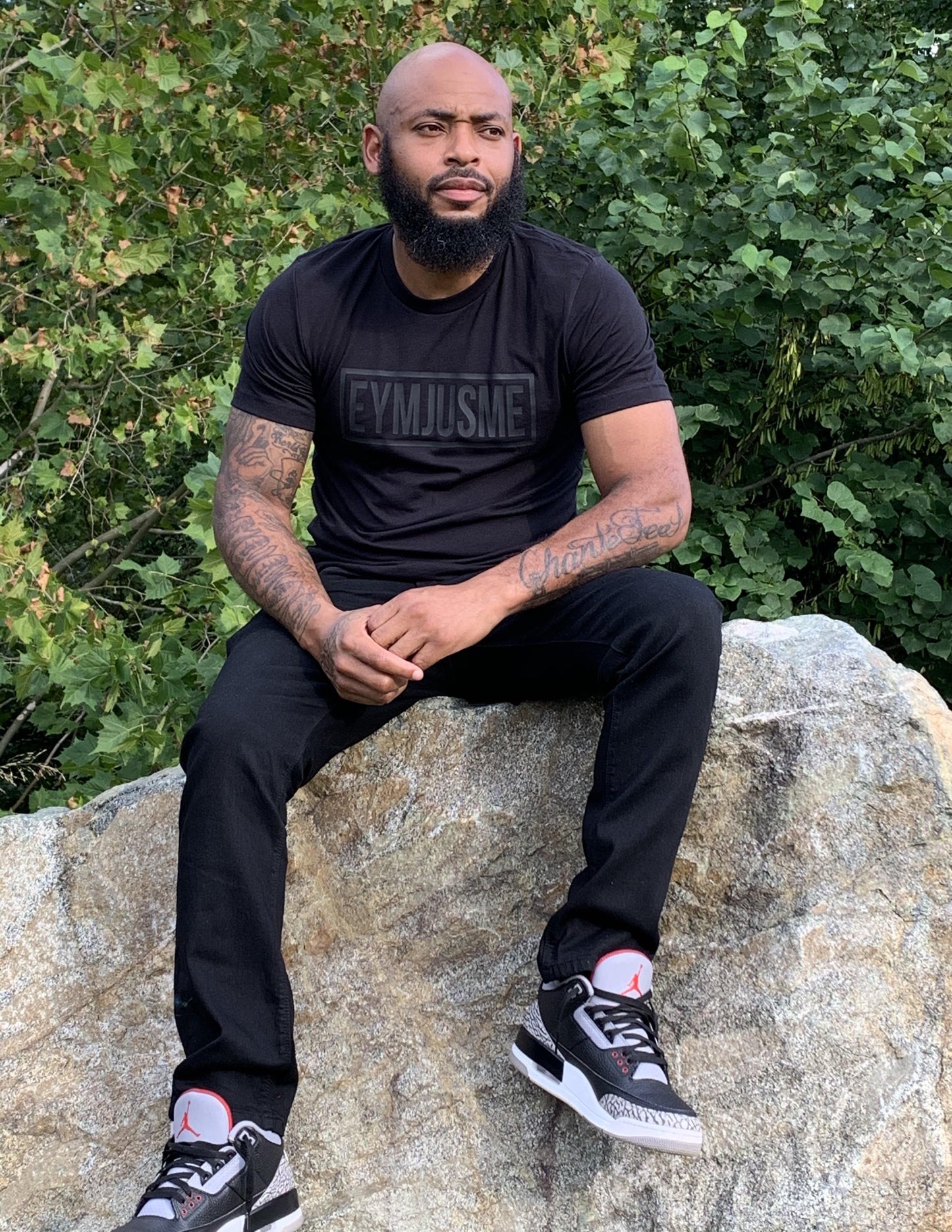 EJM | Classic Tee | Unisex | Matte Black