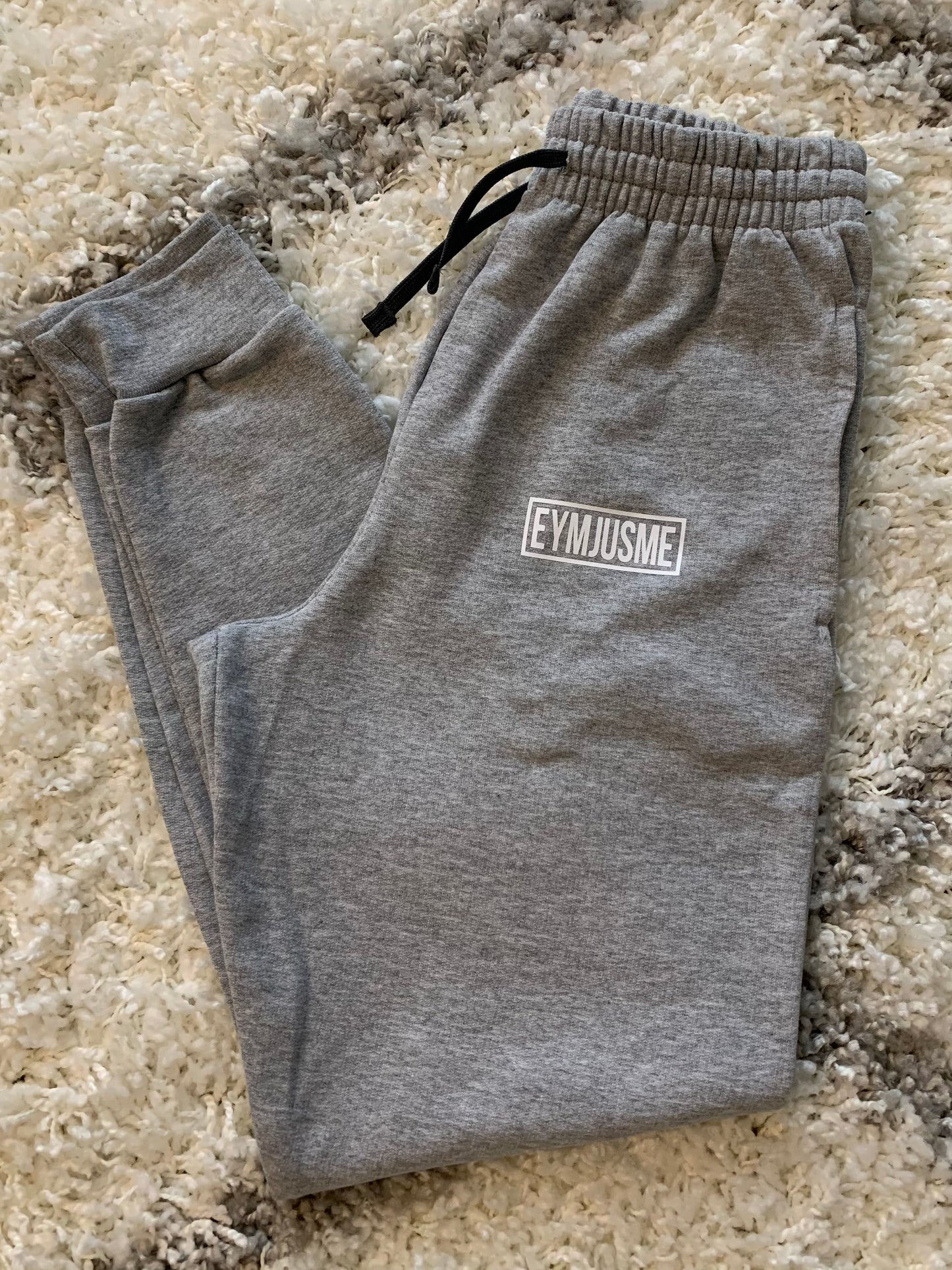 EJM | Classic Logo Joggers | Unisex | Grey