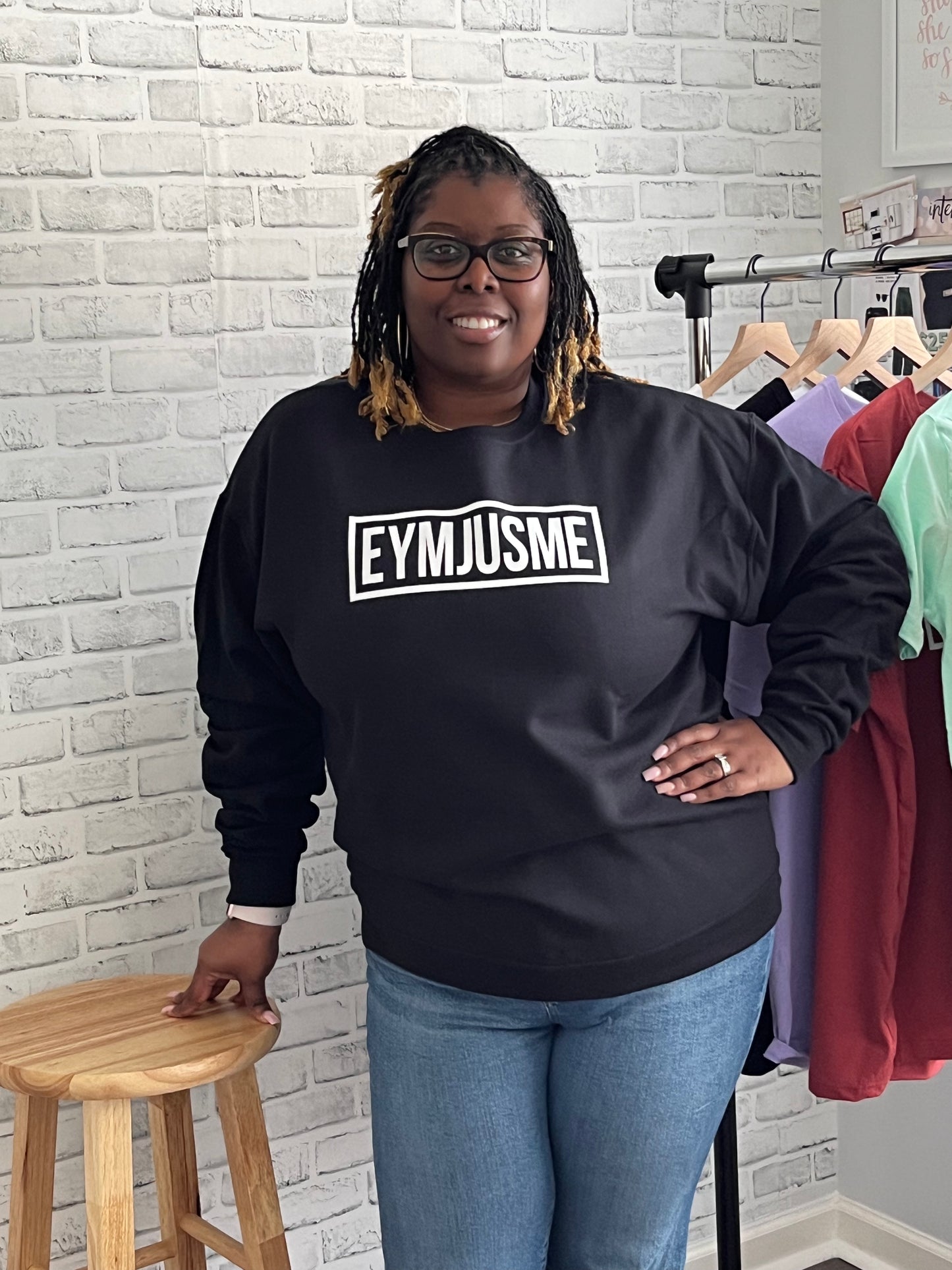 EJM | Classic Sweatshirt | Unisex | Black