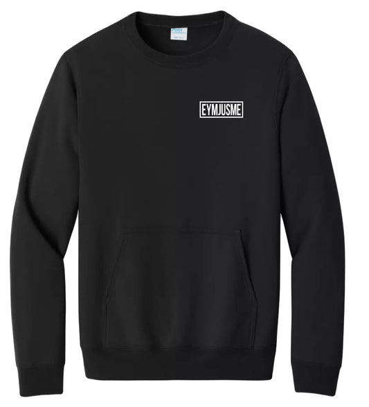 EJM | Pocket Sweatshirt | Unisex | Black