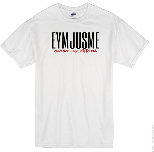 PLUS EJM | Six Caps Tee | Unisex | White & Black
