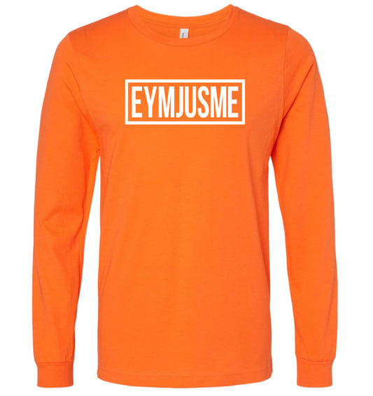 PLUS EJM | Classic Long Sleeve Tee | Unisex | Orange