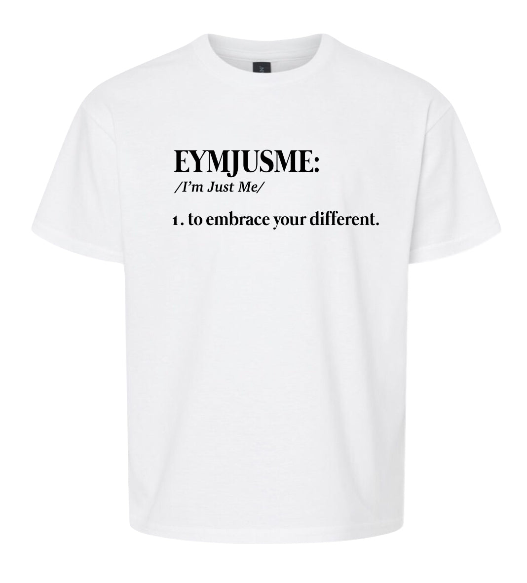 EJM | Definition Tee | Youth | White