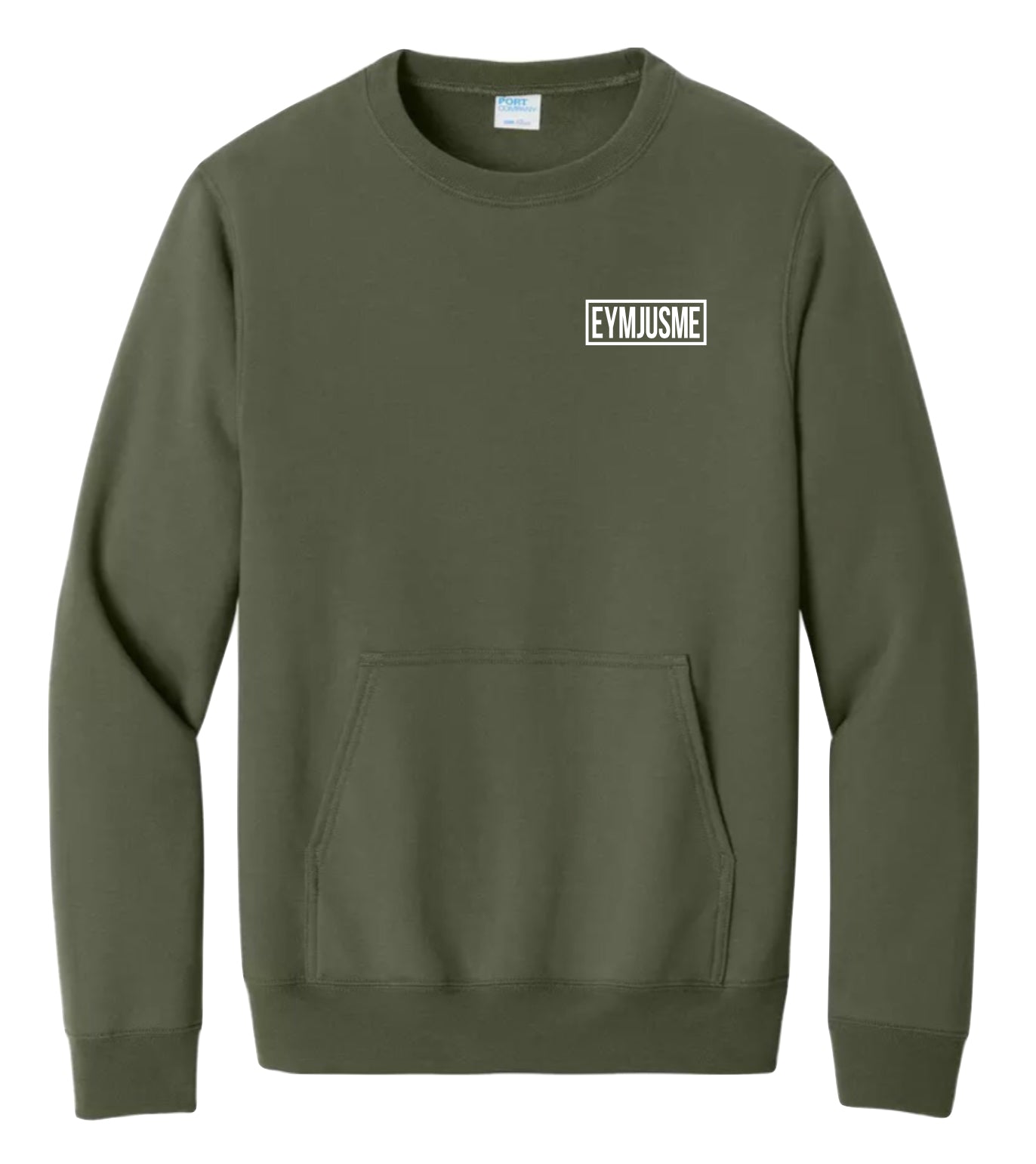 EJM | Pocket Sweatshirt | Unisex | Olive