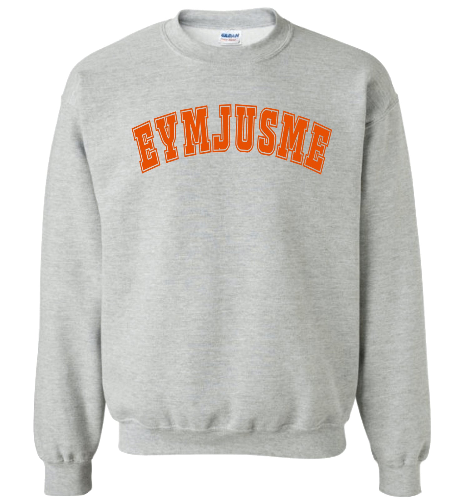 PLUS EJM | Varsity Sweatshirt | Unisex | Grey