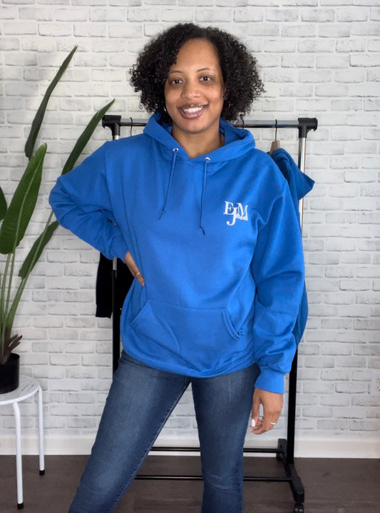 EJM | EJM Hoodie | Unisex | Royal